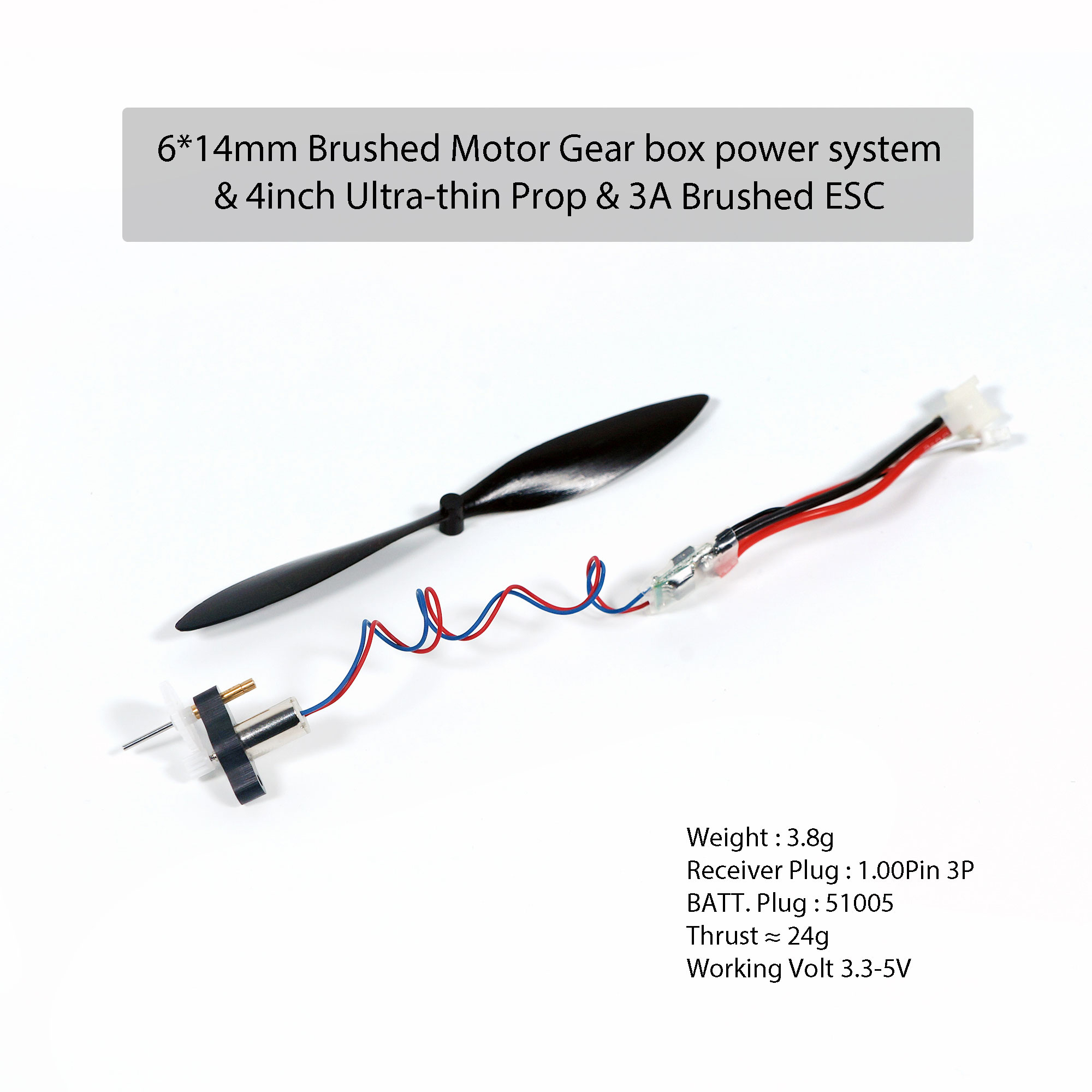 AEORC 6x14 Brushed Motor Combo - Brushless Motor Thrust Test Stand ulasan dan harga