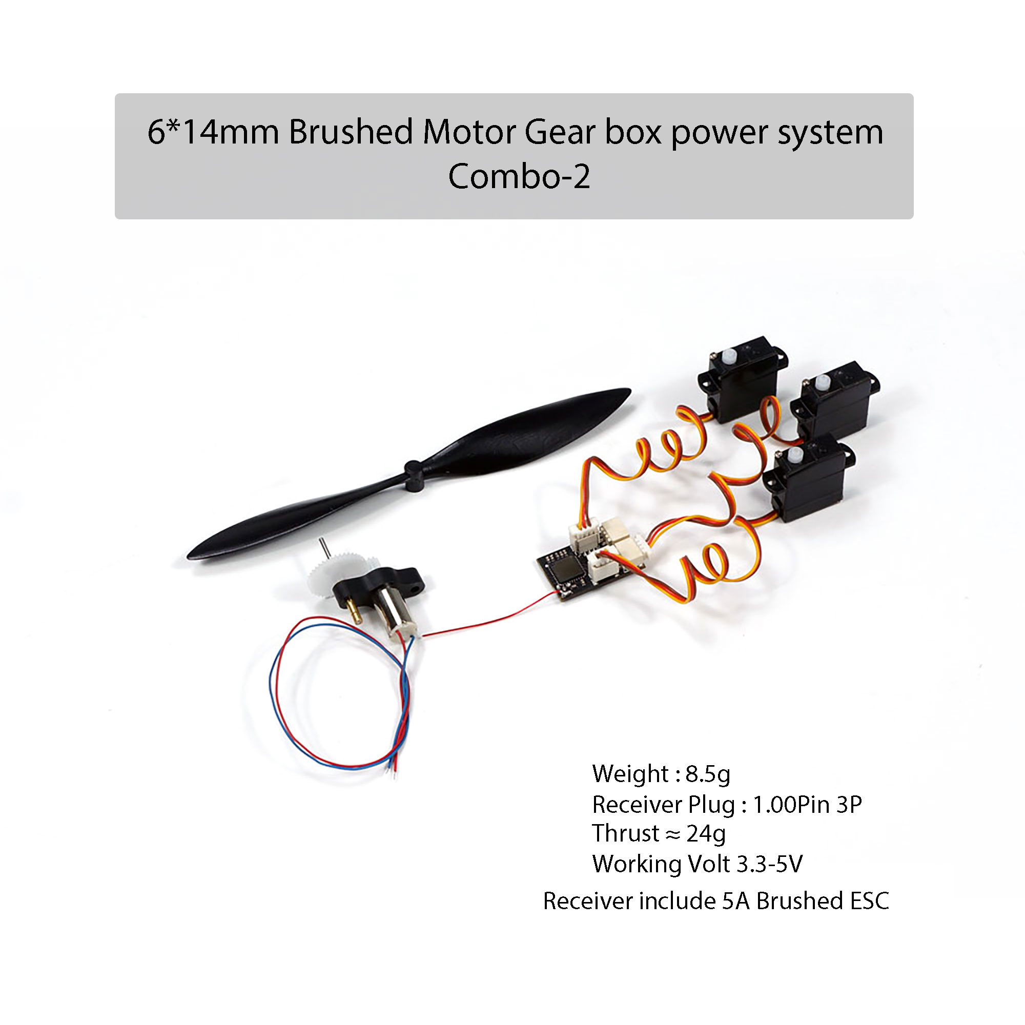 AEORC 6x14 Brushed Motor Combo - Brushless Motor Thrust Test Stand ulasan dan harga